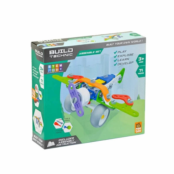 YUMURCAK TOYZ 4100100-2 Yap Boz Araçlar Sök Tak -Asya Kız Erkek Çocuk Oyuncak Eğitici Oyuncaklar ürün görseli 1