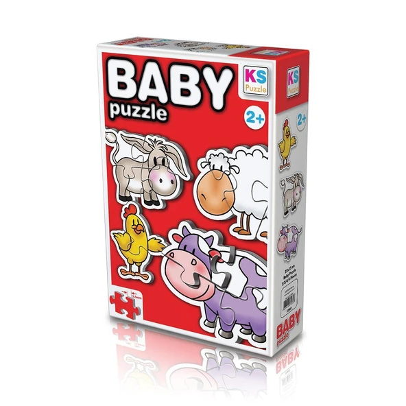 YUMURCAK TOYZ 12002 Ks, Baby Puzzle Farm Kız Erkek Çocuk Oyuncak Eğitici Oyuncaklar ürün görseli 1