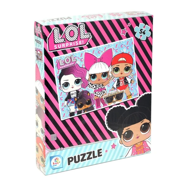 YUMURCAK TOYZ LOL7585 Laço Kids L.O.L. 54 Parça Puzzle Kız Erkek Çocuk Oyuncak Eğitici Oyuncaklar ürün görseli 1