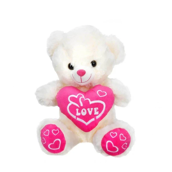 YUMURCAK TOYZ 01000 Kalpli Peluş Ayı 30cm Kız Erkek Çocuk Oyuncak Eğitici Oyuncaklar ürün görseli 1