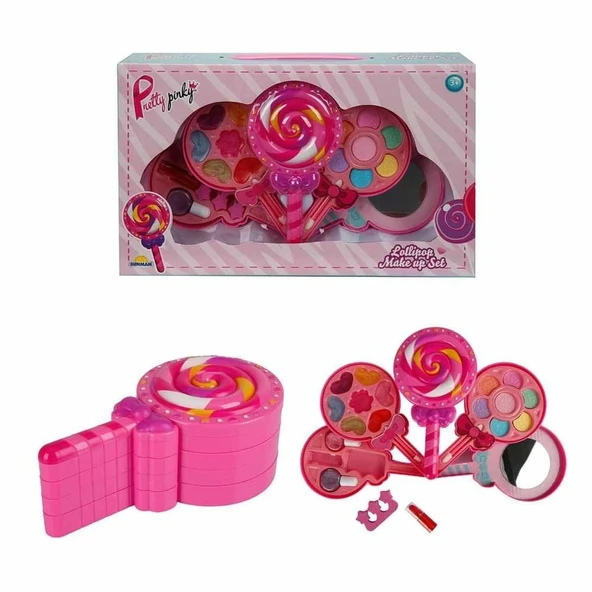 YUMURCAK TOYZ Lolipop Şekilli 4 Katlı Makyaj Güzellik Seti Kız Erkek Çocuk Oyuncak Eğitici Oyuncaklar ürün görseli 1