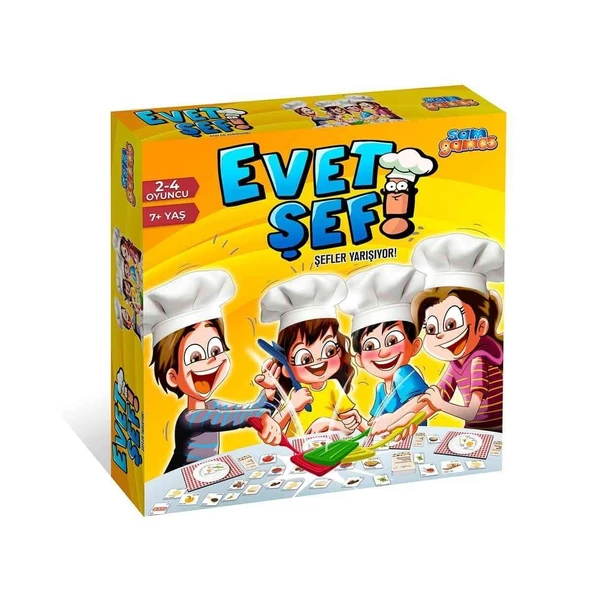 YUMURCAK TOYZ 72621 Evet Şef Kız Erkek Çocuk Oyuncak Eğitici Oyuncaklar ürün görseli 1