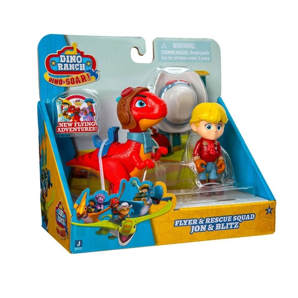 YUMURCAK TOYZ DNA00401 Dino Ranch 2li Figür Paketi - DNR0003 +3 yaş Kız Erkek Çocuk Oyuncak Eğitici Oyuncaklar ürün görseli 1