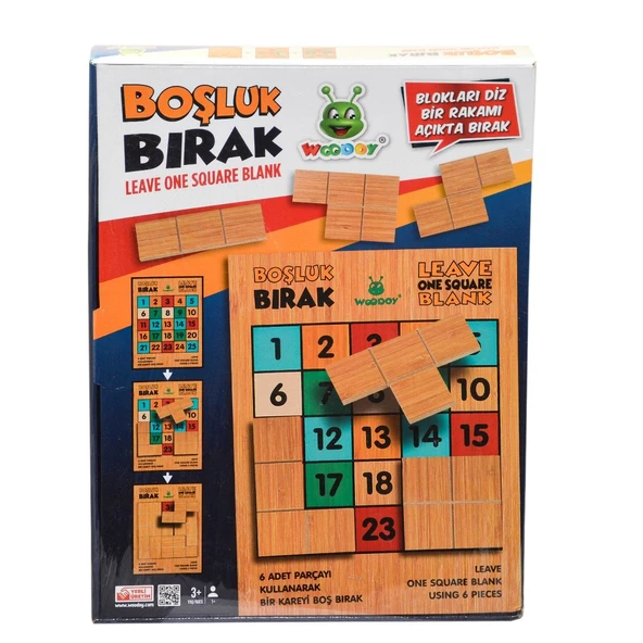 YUMURCAK TOYZ 119 Woody Boşluk Bırakma Oyunu -Karsan Kız Erkek Çocuk Oyuncak Eğitici Oyuncaklar ürün görseli 1