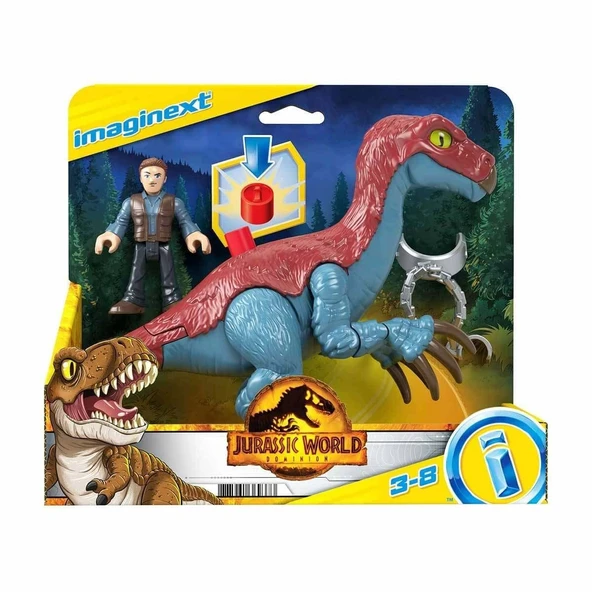 YUMURCAK TOYZ GVV65 Imaginext, Jurassic World Araçlar Kız Erkek Çocuk Oyuncak Eğitici Oyuncaklar ürün görseli 1