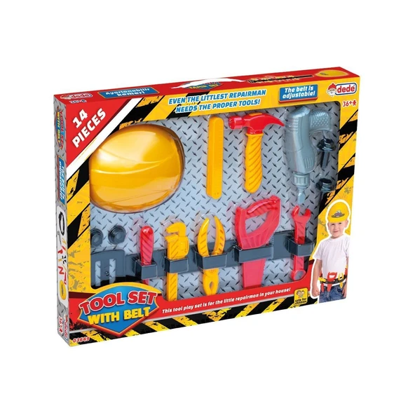 YUMURCAK TOYZ 03649 Dede, Kemerli Tamir Seti Kız Erkek Çocuk Oyuncak Eğitici Oyuncaklar ürün görseli 1