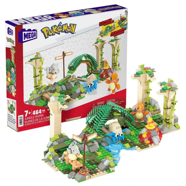 YUMURCAK TOYZ HDL86 MEGA Pokemon - Adventure Builder Antik Kent Seti Kız Erkek Çocuk Oyuncak Eğitici Oyuncaklar ürün görseli 1