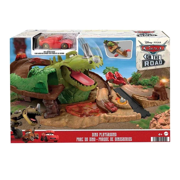 YUMURCAK TOYZ HMD74 Cars Dinozor Oyun Parkı Kız Erkek Çocuk Oyuncak Eğitici Oyuncaklar ürün görseli 1