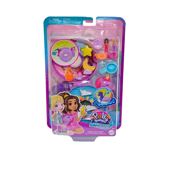 YUMURCAK TOYZ HKV34 Polly Pocket Unicorn Temalı Oyun Seti Kız Erkek Çocuk Oyuncak Eğitici Oyuncaklar ürün görseli 1