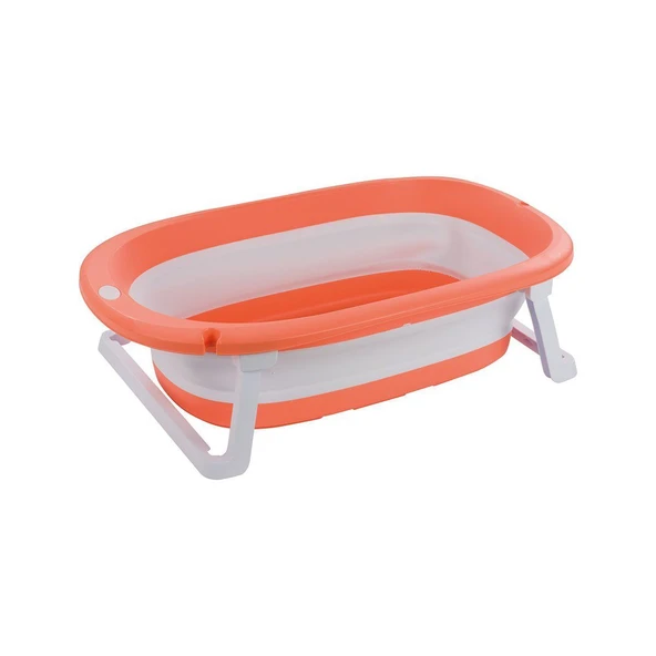 YUMURCAK TOYZ 7257 Dolu Küçük Katlanabilir Küvet -Turuncu Kız Erkek Çocuk Oyuncak Eğitici Oyuncaklar ürün görseli 1