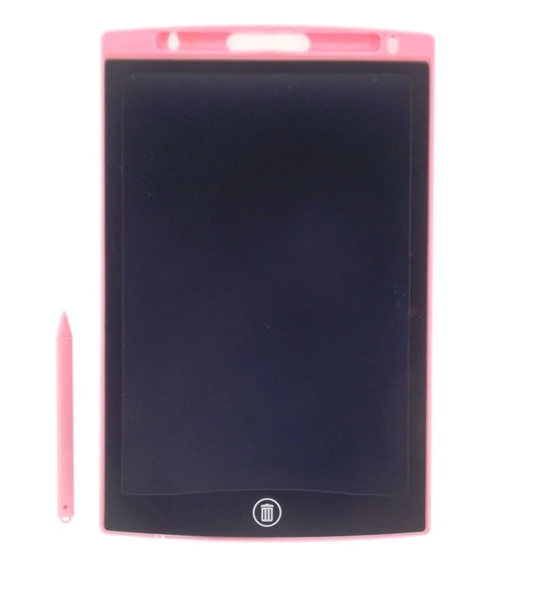 YUMURCAK TOYZ 10 Inch LCD Pembe Yazı Tahtası Kız Erkek Çocuk Oyuncak Eğitici Oyuncaklar ürün görseli 1