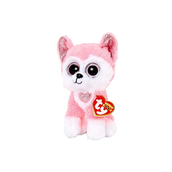 YUMURCAK TOYZ TY Beanie Hunk Husky Pink Reg Kız Erkek Çocuk Oyuncak Eğitici Oyuncaklar ürün görseli 1