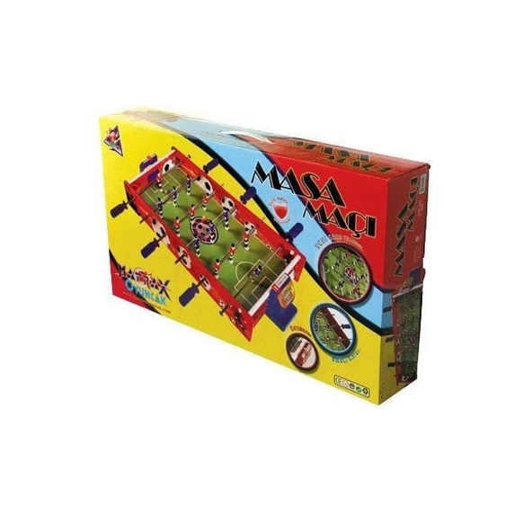 YUMURCAK TOYZ Matrax Akçiçek Oyuncak Ahşap Masa Maçı Futbol Oyunu Langırt Orta Kız Erkek Çocuk Oyuncak Eğitici Oyu ürün görseli 1
