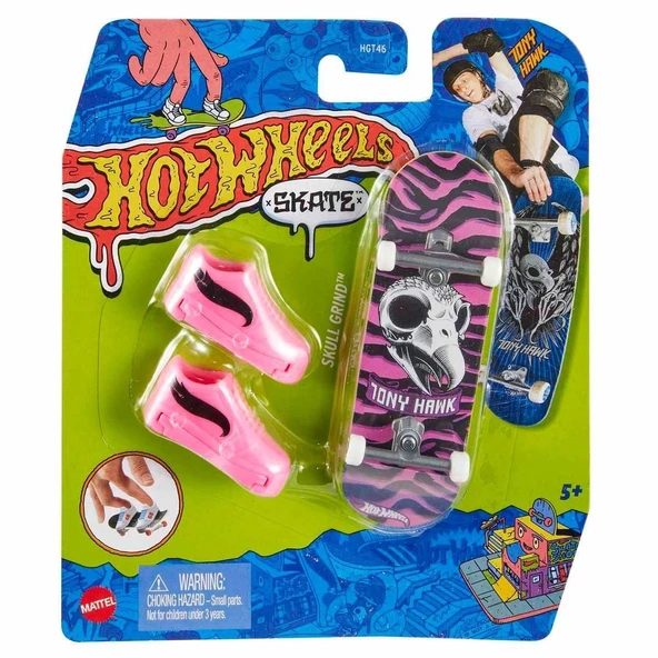 YUMURCAK TOYZ HGT46 Hot Wheels Skate Parmak Kaykay ve Ayakkabı Paketleri- 1adet Stokta Olan Gönderilir Kız Erkek Ç ürün görseli 1