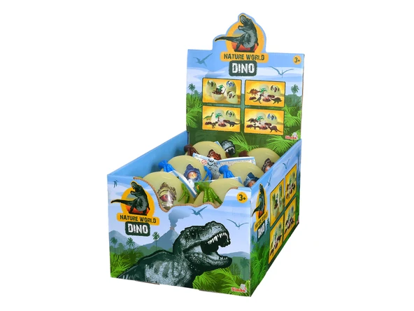 YUMURCAK TOYZ 10434255 3Dinozorlar ve Aksesuarlarla Dino Yumurtası, 3'lü Kız Erkek Çocuk Oyuncak Eğitici Oyuncakla ürün görseli 1