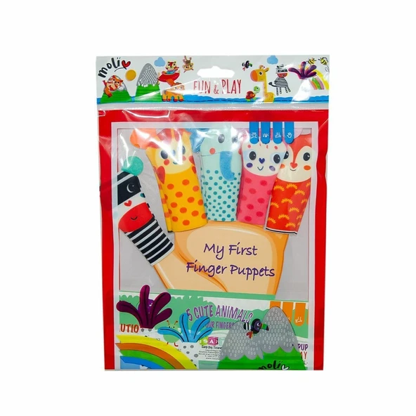 YUMURCAK TOYZ MOL-108 Poşette 5'li El Kuklası Kız Erkek Çocuk Oyuncak Eğitici Oyuncaklar ürün görseli 1