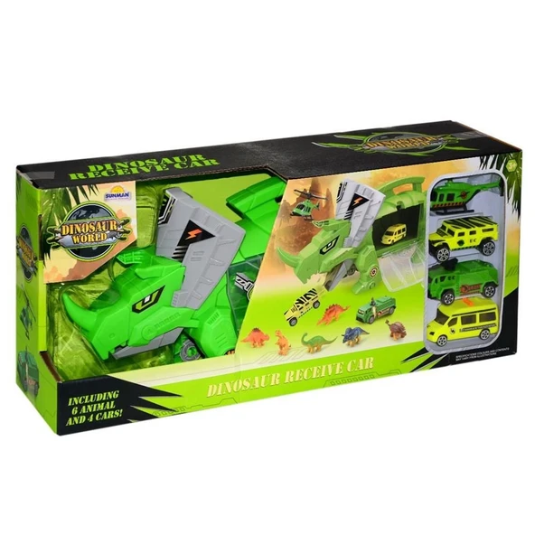YUMURCAK TOYZ Dinozor Avcısı Aracı Oyun Seti Kız Erkek Çocuk Oyuncak Eğitici Oyuncaklar ürün görseli 1