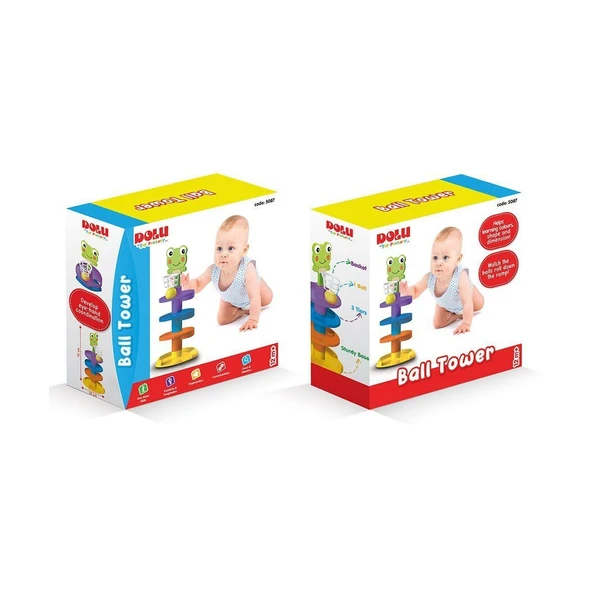 YUMURCAK TOYZ 5087 Oyuncak Top Kulesi Kız Erkek Çocuk Oyuncak Eğitici Oyuncaklar ürün görseli 1