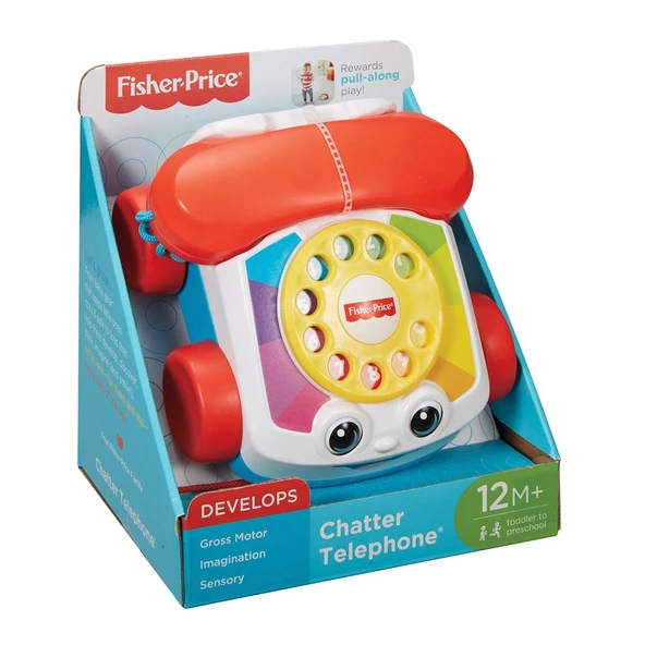 YUMURCAK TOYZ FGW66 Fisher-Price® Geveze Telefon /Fisher-Price Kız Erkek Çocuk Oyuncak Eğitici Oyuncaklar ürün görseli 1