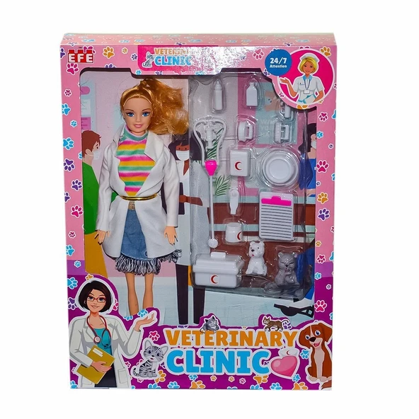 YUMURCAK TOYZ 875 Veteriner Bebek- Stokta Olan Model Gönderilir Kız Erkek Çocuk Oyuncak Eğitici Oyuncaklar ürün görseli 1