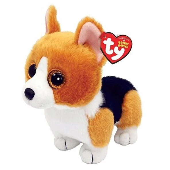 YUMURCAK TOYZ Ty Beanie Babies Peluş Corgi Köpek Colin 15cm Kız Erkek Çocuk Oyuncak Eğitici Oyuncaklar ürün görseli 1