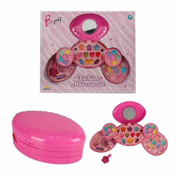 YUMURCAK TOYZ Aynalı 5 Katlı Makyaj Güzellik Seti Kız Erkek Çocuk Oyuncak Eğitici Oyuncaklar ürün görseli 1