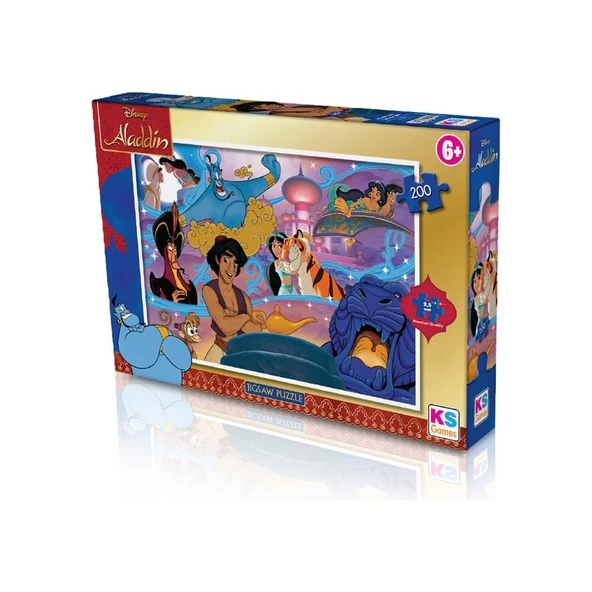 YUMURCAK TOYZ ALD 113 ALADDİN PUZZLE 200 PRÇ. -KS Kız Erkek Çocuk Oyuncak Eğitici Oyuncaklar ürün görseli 1