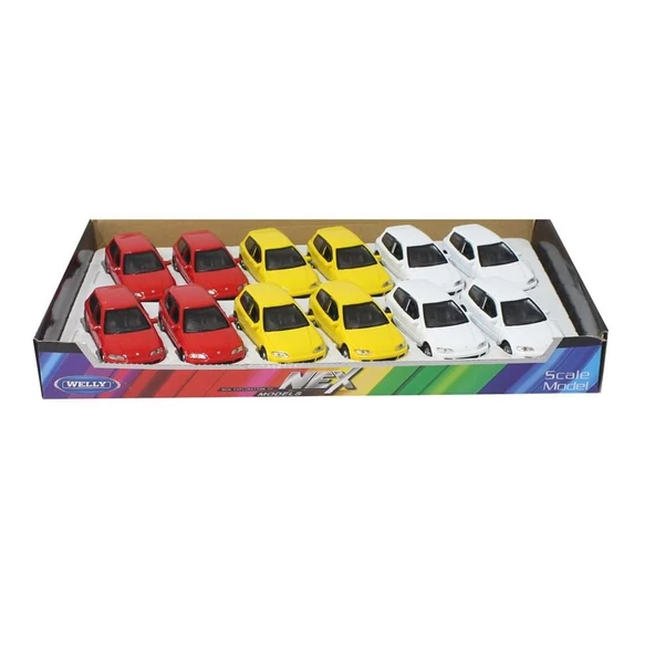 YUMURCAK TOYZ 43813 Welly Honda Civic EG6 Hatchback Model Çek Bırak Araba 11cm -1adet stokta olan gönderilir Kız E ürün görseli 1