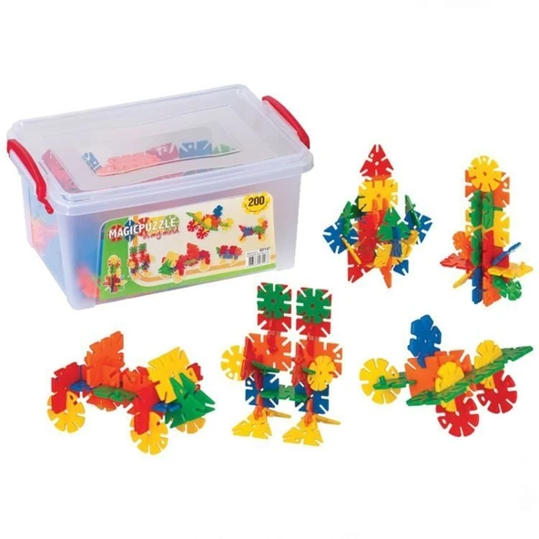 YUMURCAK TOYZ Dede Magic Puzzle Küçük Boy 200 Parça Kız Erkek Çocuk Oyuncak Eğitici Oyuncaklar ürün görseli 1