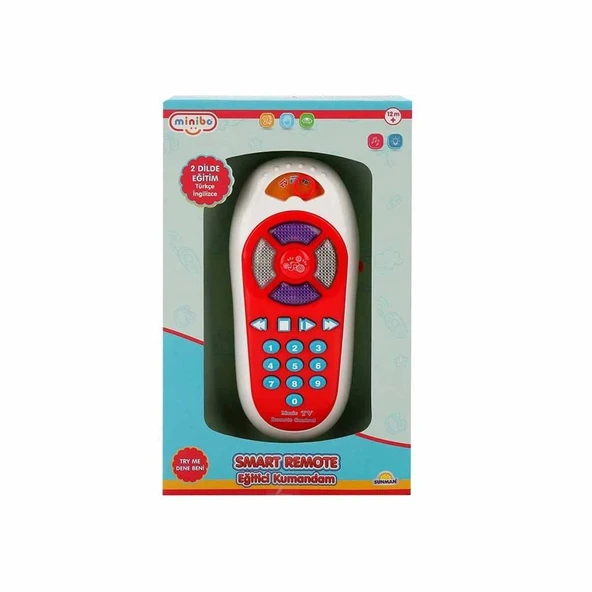 YUMURCAK TOYZ Minibo Sesli ve Işıklı Eğitici Kumandam Kız Erkek Çocuk Oyuncak Eğitici Oyuncaklar ürün görseli 1