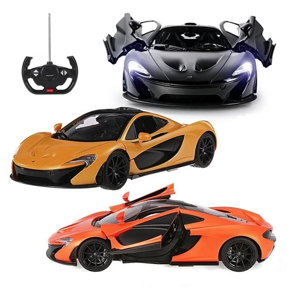 YUMURCAK TOYZ Rastar Kumandalı 1:14 Mclaren P1 Kız Erkek Çocuk Oyuncak Eğitici Oyuncaklar ürün görseli 1