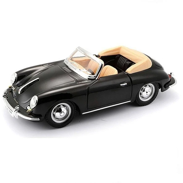 YUMURCAK TOYZ Bburago 1:24 Porsche 356B Cabriolet 1961 Model Araba Kız Erkek Çocuk Oyuncak Eğitici Oyuncaklar ürün görseli 1