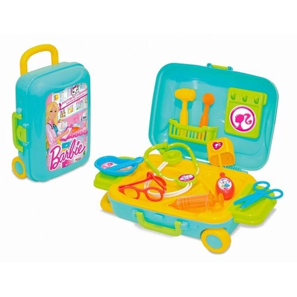 YUMURCAK TOYZ Dede Barbie Doktor Seti Bavulum Kız Erkek Çocuk Oyuncak Eğitici Oyuncaklar ürün görseli 1