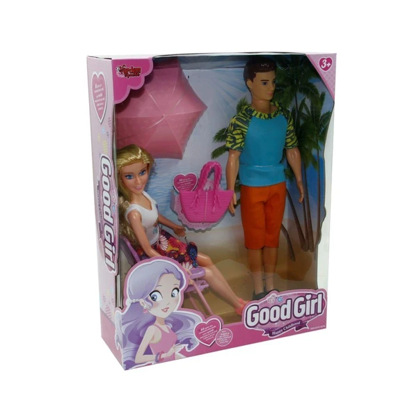 YUMURCAK TOYZ WG-115149 Kutulu 29cm Tatil Yapan Kız ve Arkadaşı - Vardem Oyuncak Kız Erkek Çocuk Oyuncak Eğitici O ürün görseli 1
