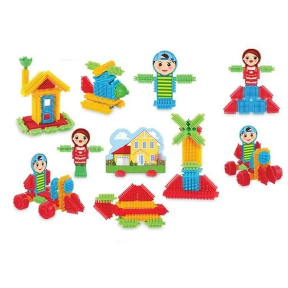 YUMURCAK TOYZ Dede Kaktüs Bloklar 80 Parça Kız Erkek Çocuk Oyuncak Eğitici Oyuncaklar ürün görseli 1