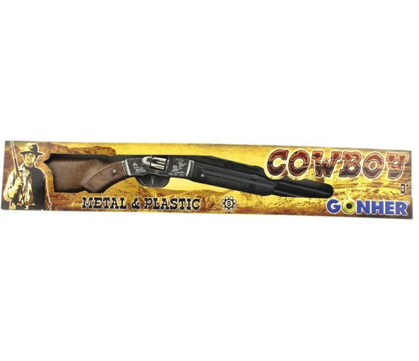 YUMURCAK TOYZ Gonher 8'li Plastik Kowboy Tüfeği Kız Erkek Çocuk Oyuncak Eğitici Oyuncaklar ürün görseli 1