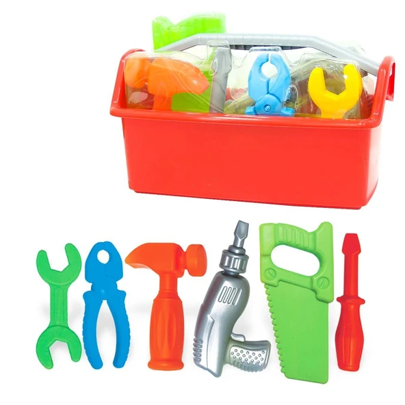 YUMURCAK TOYZ Dede Teknik Tamir Çantası Kız Erkek Çocuk Oyuncak Eğitici Oyuncaklar ürün görseli 1