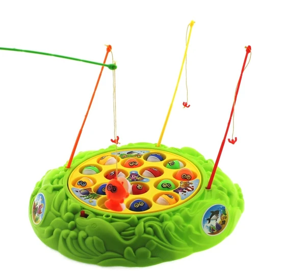 YUMURCAK TOYZ Yuvarlak Yeşil Balık Tutma Oyunu Kız Erkek Çocuk Oyuncak Eğitici Oyuncaklar ürün görseli 1