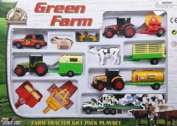 YUMURCAK TOYZ Sunman Green Farm Çiftlik Seti Kız Erkek Çocuk Oyuncak Eğitici Oyuncaklar ürün görseli 1