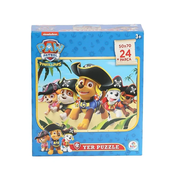 YUMURCAK TOYZ PW7934 Paw Patrol Yer Puzzle Kız Erkek Çocuk Oyuncak Eğitici Oyuncaklar ürün görseli 1