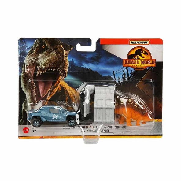YUMURCAK TOYZ FMY31 Matchbox Jurassic World Dino Transporter Kız Erkek Çocuk Oyuncak Eğitici Oyuncaklar ürün görseli 1