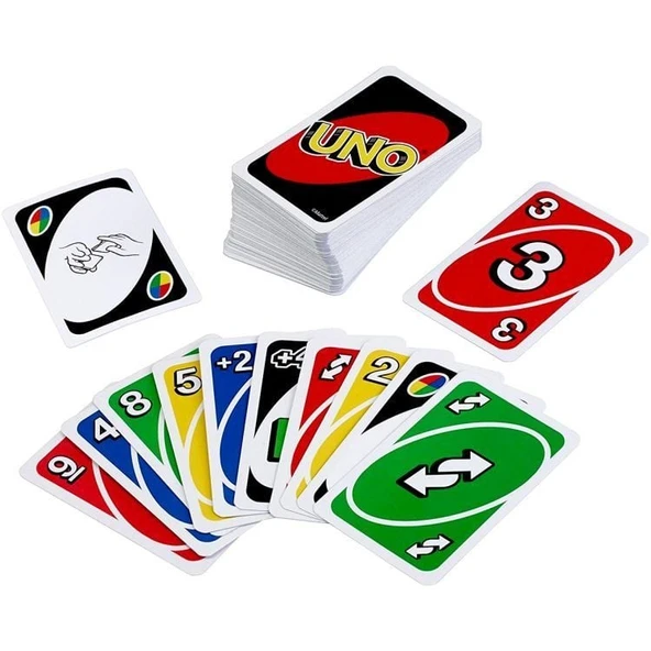 YUMURCAK TOYZ Uno Kartlar Kız Erkek Çocuk Oyuncak Eğitici Oyuncaklar ürün görseli 1