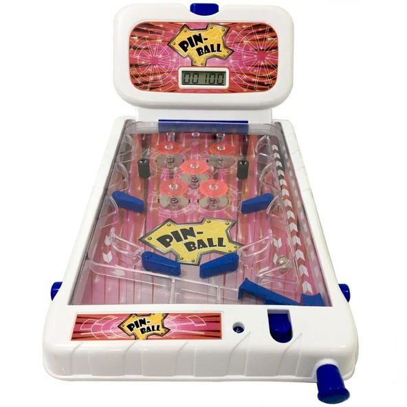 YUMURCAK TOYZ Işıklı Sesli Pilli Pinball Arcade Oyunu Kız Erkek Çocuk Oyuncak Eğitici Oyuncaklar ürün görseli 1