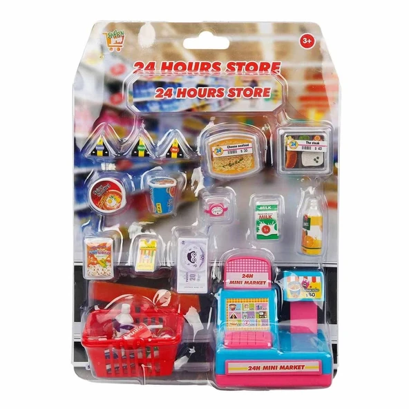 YUMURCAK TOYZ Mini Market Alışveriş Seti - S00002568 Kız Erkek Çocuk Oyuncak Eğitici Oyuncaklar ürün görseli 1