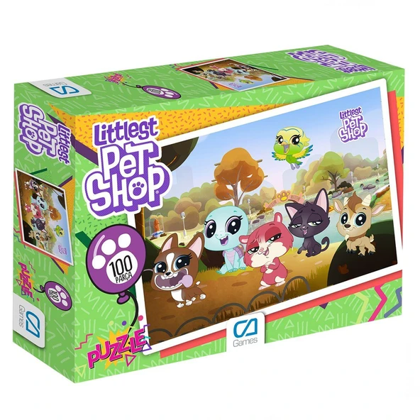 YUMURCAK TOYZ Littlest Pet Shop 100 Parça Kutulu Puzzle Kız Erkek Çocuk Oyuncak Eğitici Oyuncaklar ürün görseli 1