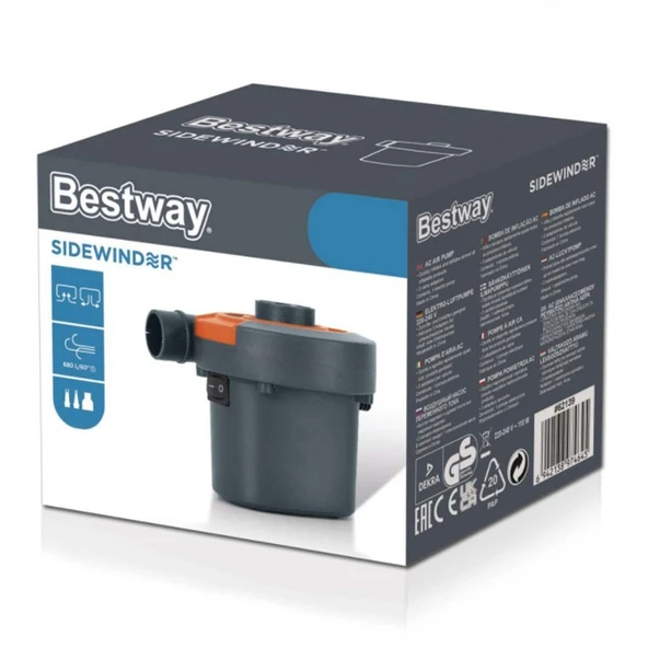 YUMURCAK TOYZ Bestway Sidewinder 220V Elektrikli Pompa - BW62139 Kız Erkek Çocuk Oyuncak Eğitici Oyuncaklar ürün görseli 1