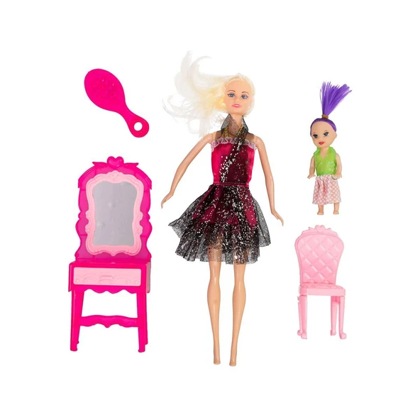 YUMURCAK TOYZ Anlily Makyaj Masalı Modacı Bebek Kız Erkek Çocuk Oyuncak Eğitici Oyuncaklar ürün görseli 1
