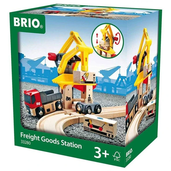 YUMURCAK TOYZ Brio Ürün Nakliye İstasyonu Kız Erkek Çocuk Oyuncak Eğitici Oyuncaklar ürün görseli 1
