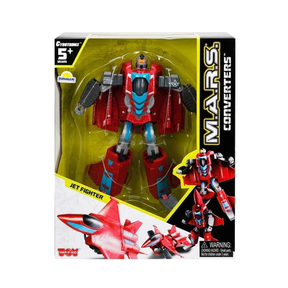 YUMURCAK TOYZ MARS Dönüşebilen Robot Kız Erkek Çocuk Oyuncak Eğitici Oyuncaklar ürün görseli 1
