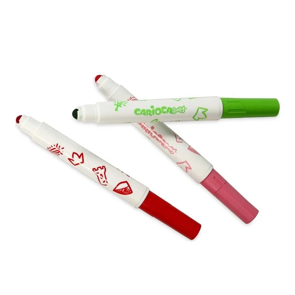 YUMURCAK TOYZ Carioca Keçeli Boya Kalemi 12'li Kız Erkek Çocuk Oyuncak Eğitici Oyuncaklar ürün görseli 1